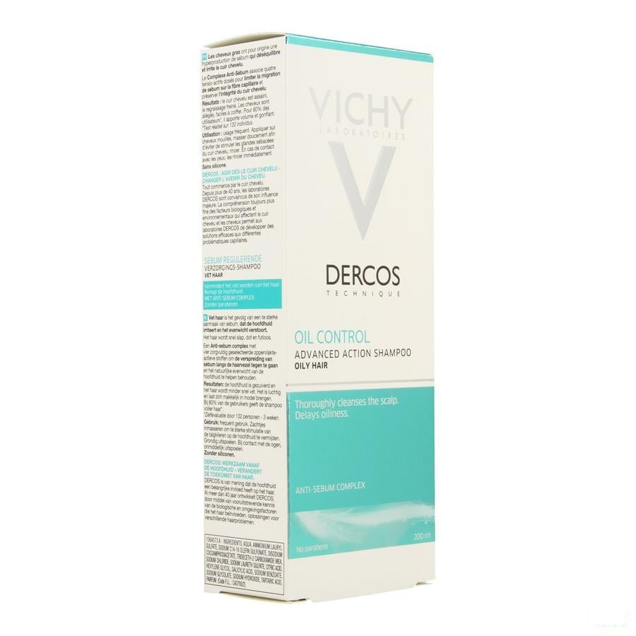 Vichy Dercos Shampoo Sebo Correct. Vet Haar 200ml