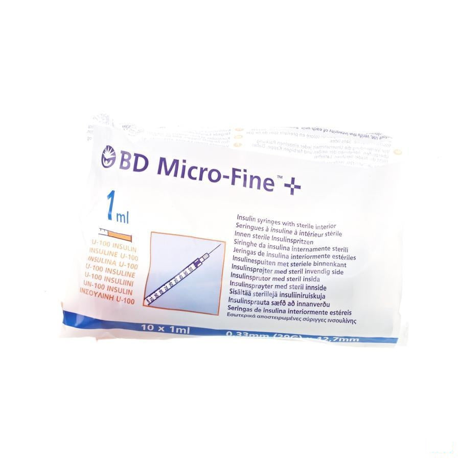 Bd Microfine+ Ins.spuit 1,0ml 29g 12,7mm100 324827