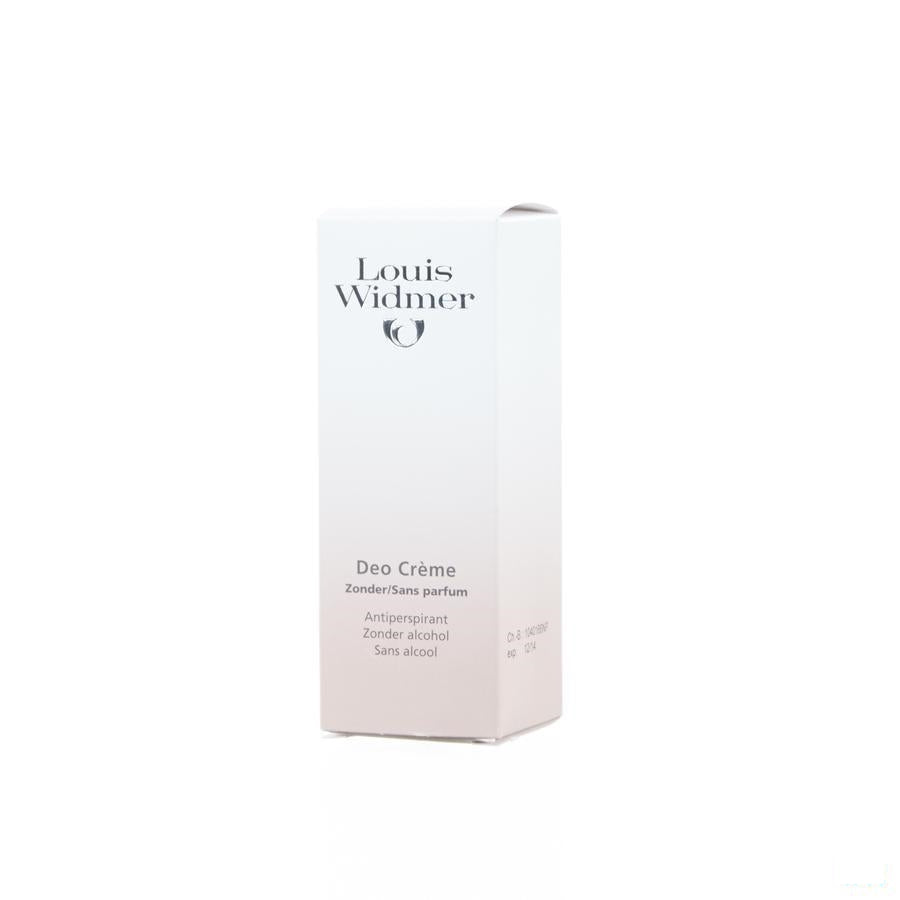 Louis Widmer Deo Creme Zonder Parfum 40 Ml