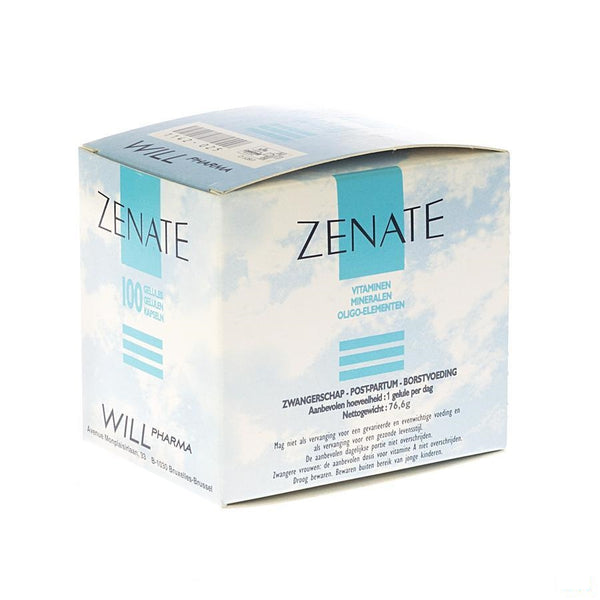 Zenate Capsules 100 - Will Pharma - InstaCosmetic