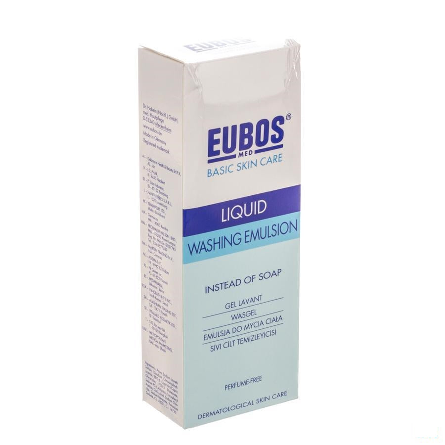 Eubos Zeep Vloeibaar Blauw N/parf 400ml