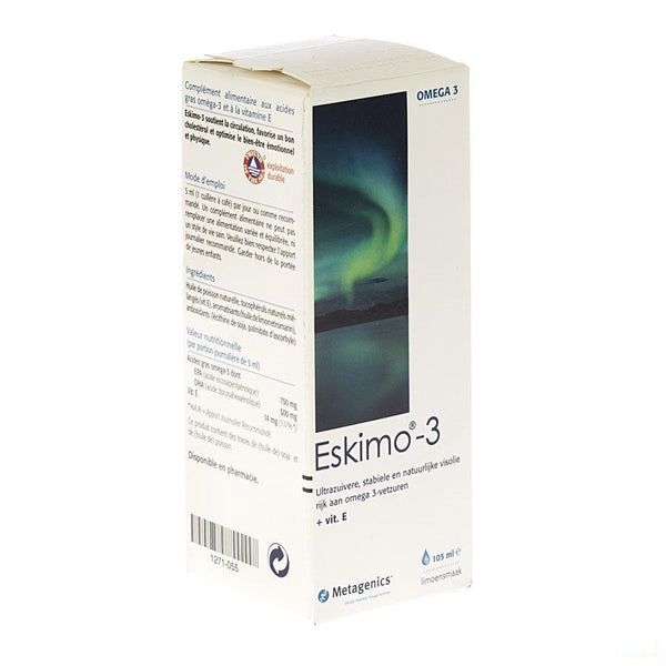 Eskimo-3 Limoen 105ml - Metagenics - InstaCosmetic