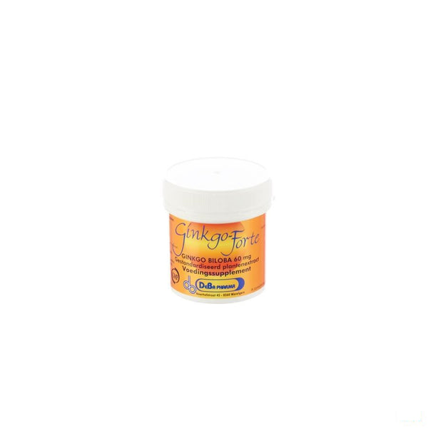 Ginkgo Forte Capsules 60x60mg Deba - Deba Pharma - InstaCosmetic