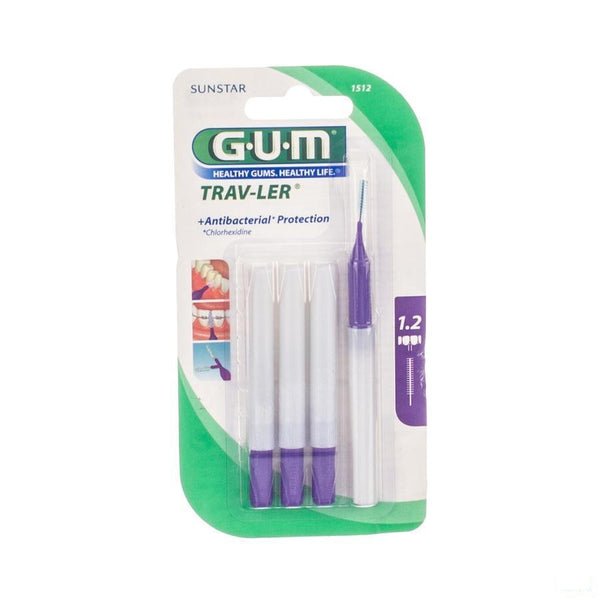 Gum Proxabrush Travel Cyl. Xfine 4 1512 - Gum - InstaCosmetic