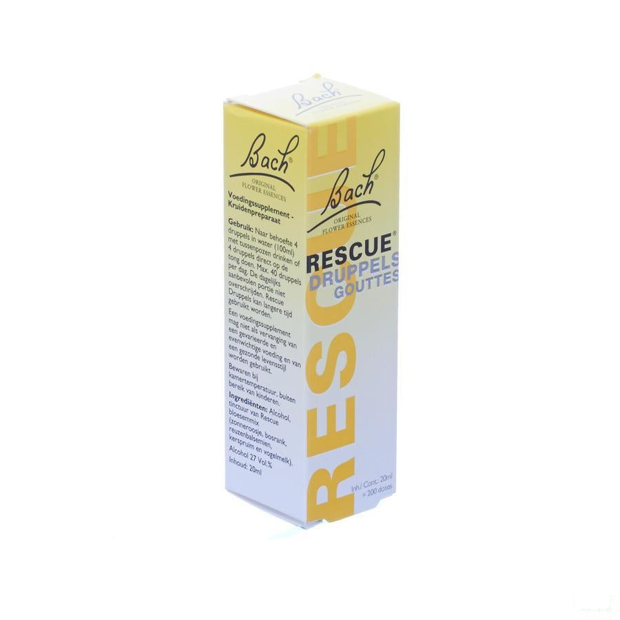 Bach Flower Rescue Druppels 20 Ml