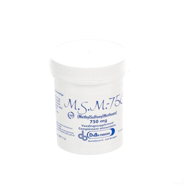 Msm-750 Capsules 120 Deba - Deba Pharma - InstaCosmetic