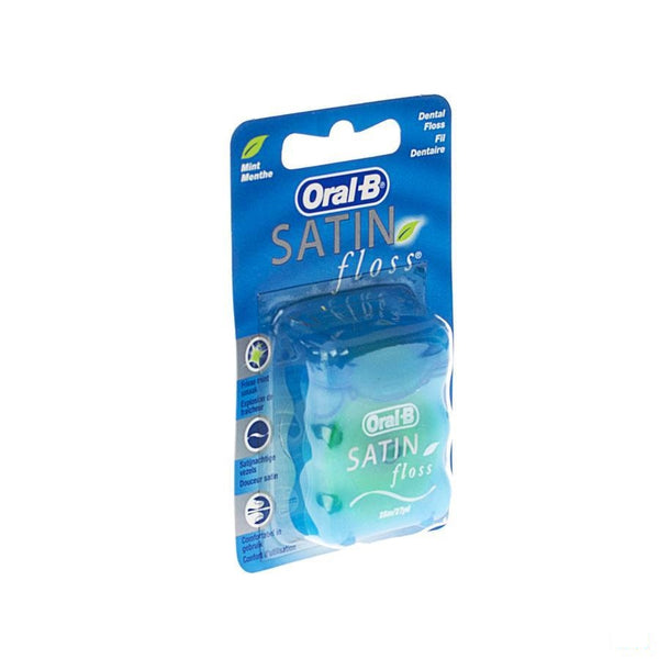 Oral B Floss Satin Floss Mint Waxed 25m - Procter & Gamble - InstaCosmetic