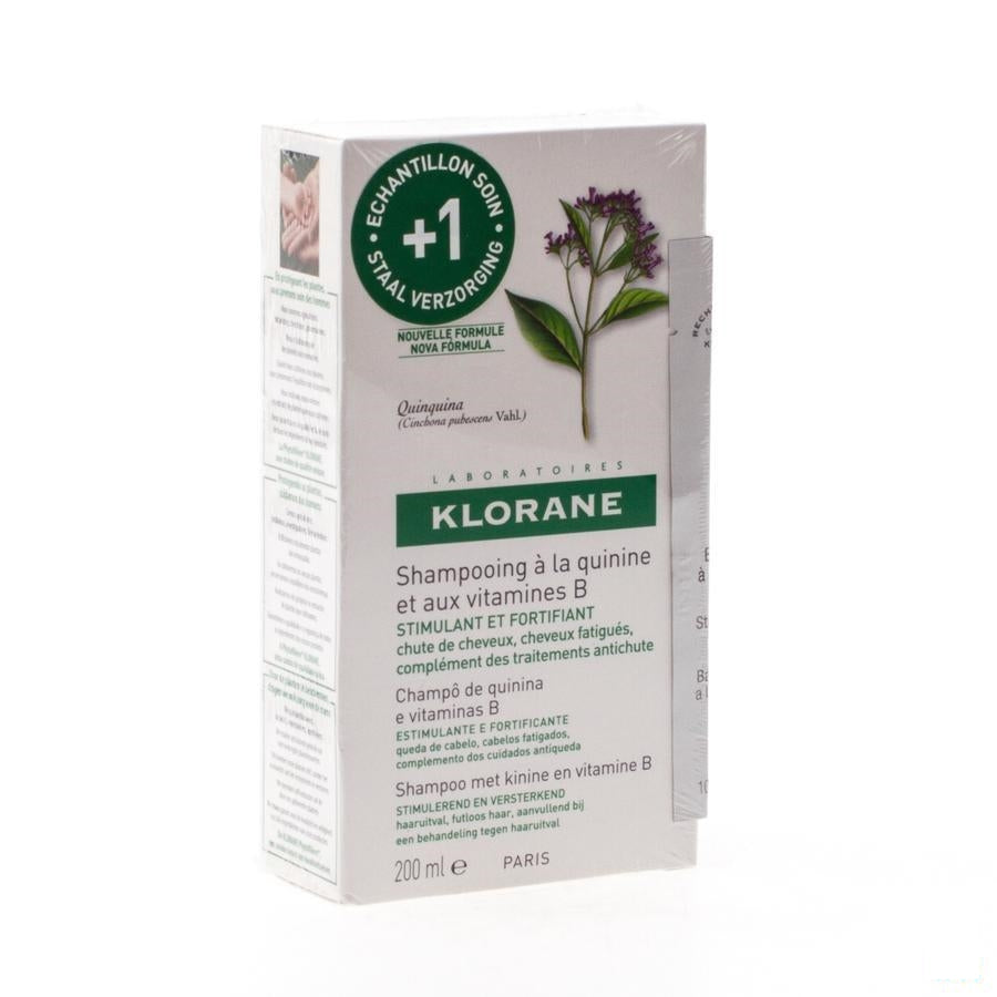 Klorane Sh Kinine+vit B Futloos Haar 200ml