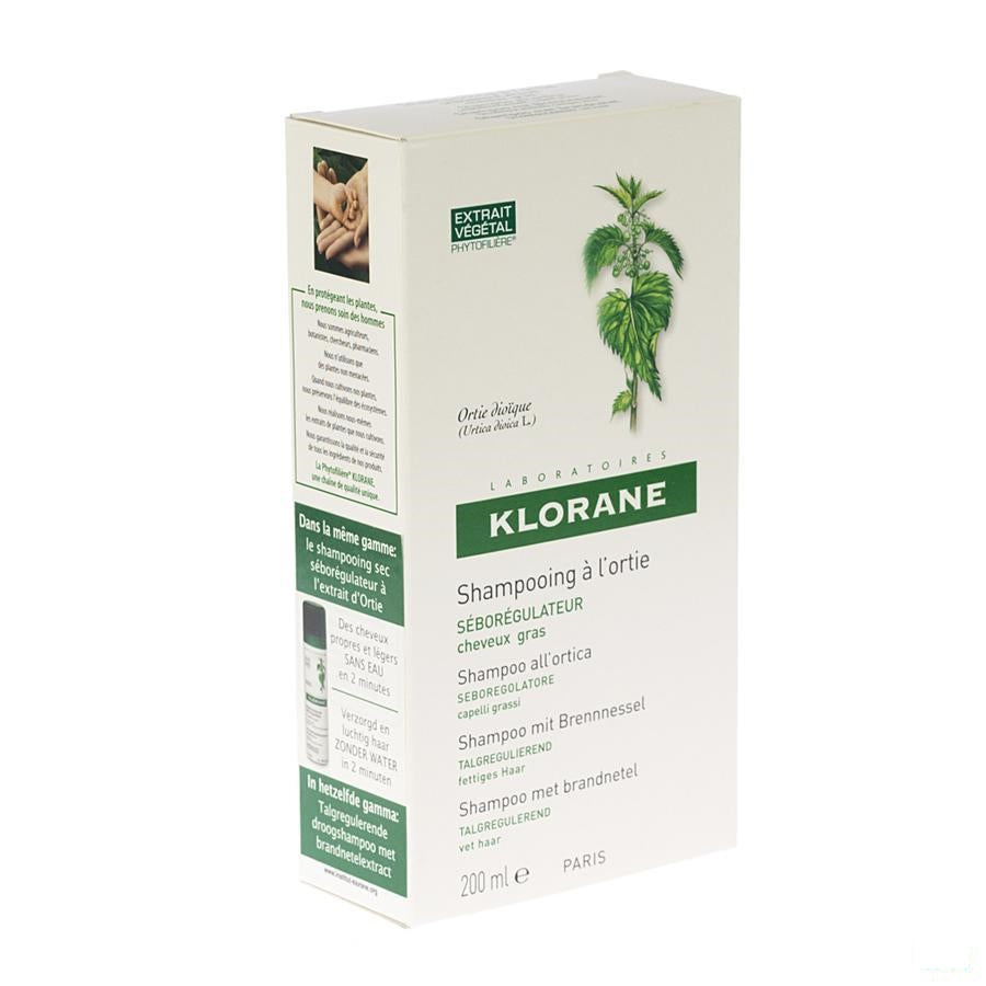 Klorane Sh Dovenetel Vet Haar Nieuwe Formule 200ml