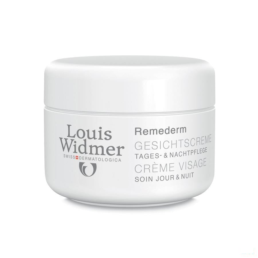 Louis Widmer Remederm Gezichtscreme Zonder Parfum 50 Ml