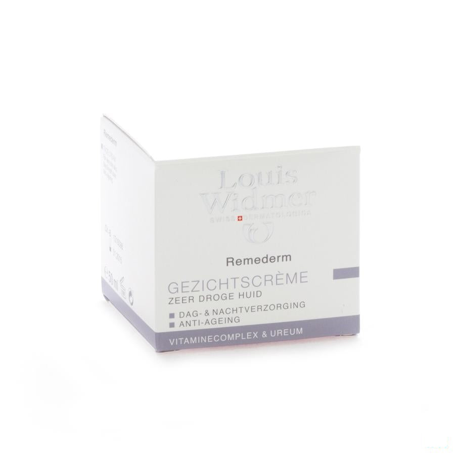 Louis Widmer Remederm Gezichtscreme Met Parfum 50 Ml