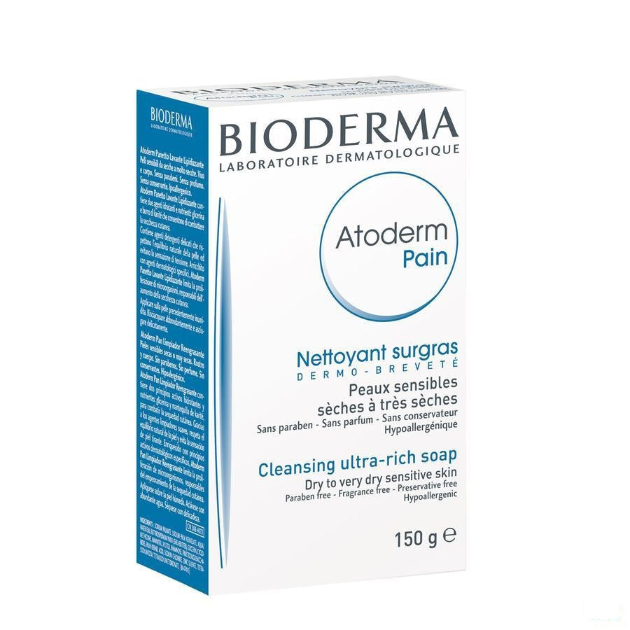 Bioderma Atoderm Overvette Zeep Droge Huid 150g