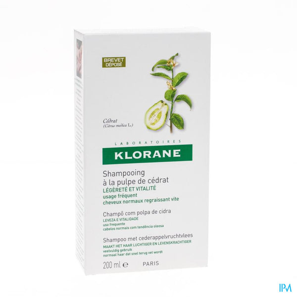 Klorane Sh Cederappel Glans 200ml - Klorane - InstaCosmetic