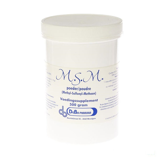 Msm Pdr Soluble/ Oplosb 500g Deba - Deba Pharma - InstaCosmetic