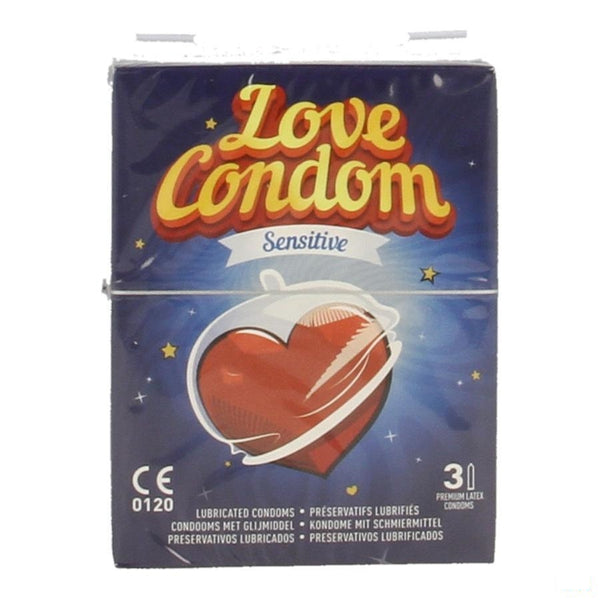 Love Condom Sensitive Preservatif/ Condoom 3 - Remed Pharma - InstaCosmetic