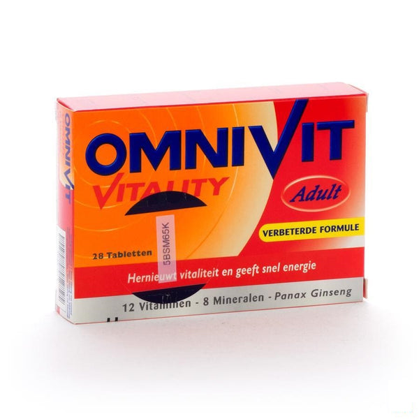 Omnivit Vitality Tabl 28 - Sanofi - InstaCosmetic