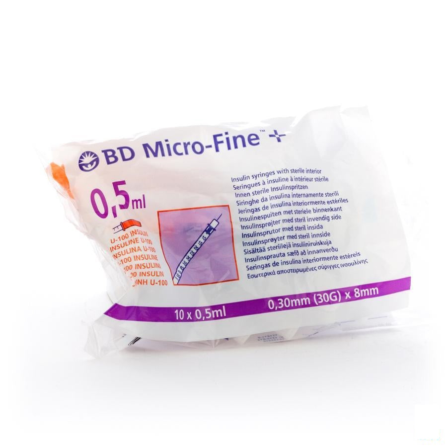 Bd Microfine+ Ins.sp.demi 0,3ml 30g 8mm 100 324826