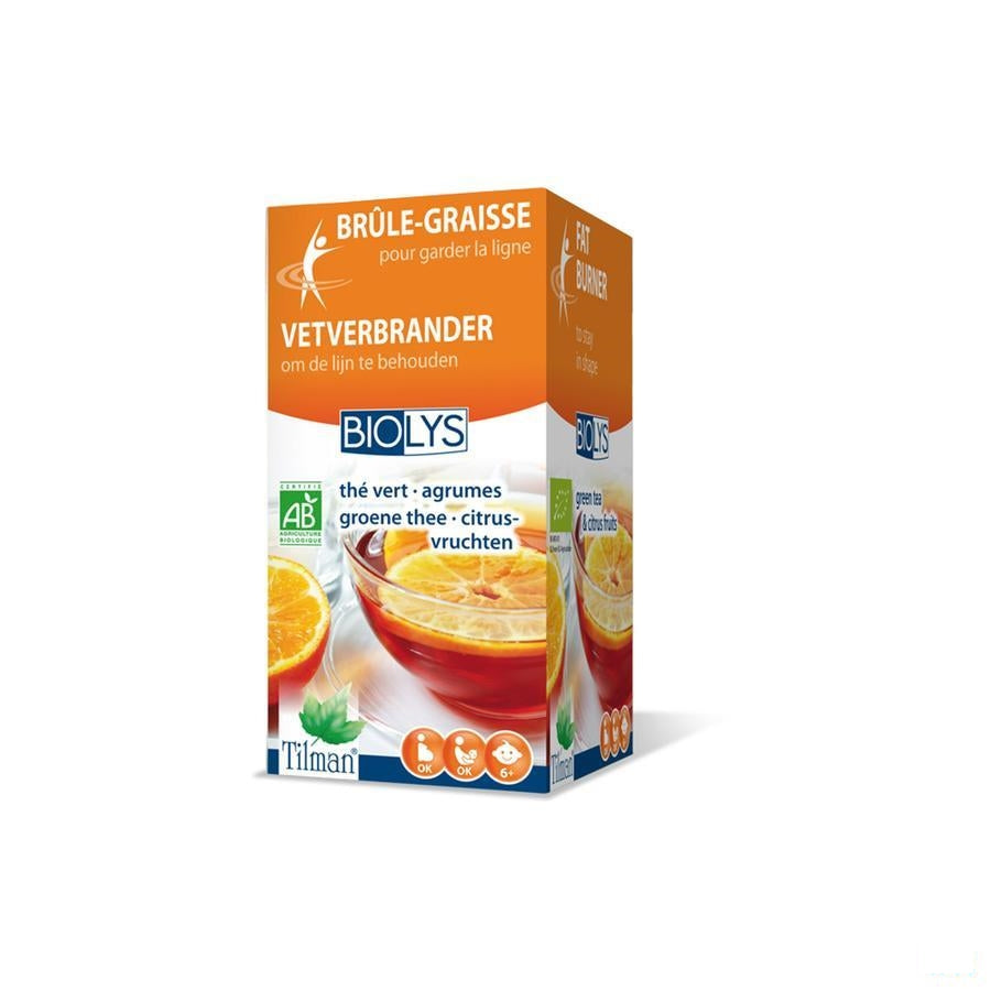 Biolys Groene Thee+citroenvrucht Tea-bags 20