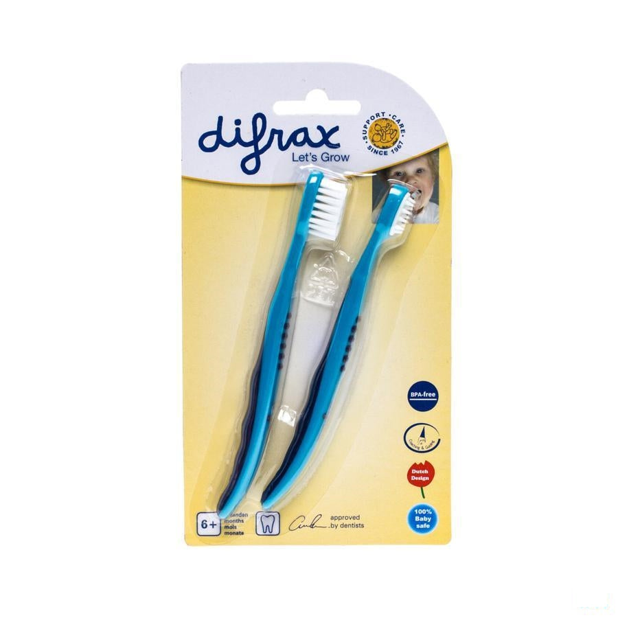 Difrax Tandenborstel Set(1x6-9m + 2x9m-1,5jaar)151