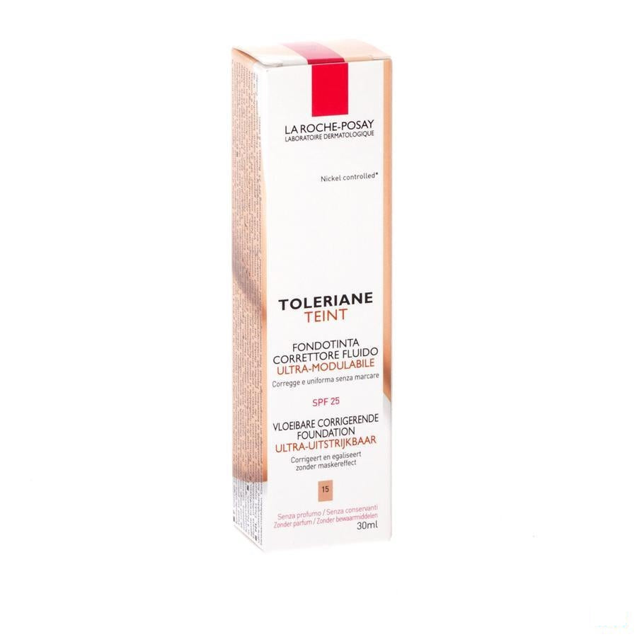 La Roche-Posay - Toleriane Teint Fluïde Foundation, kleur 15 30ml