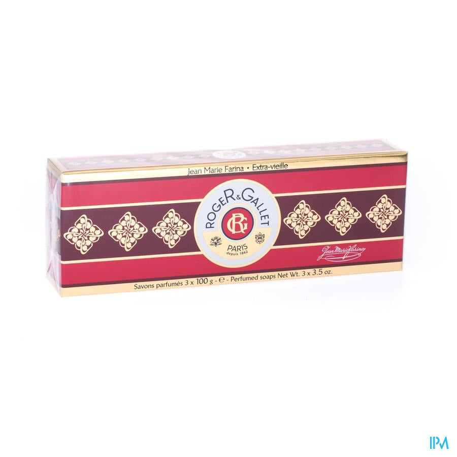 Roger&gallet Jm Farina Soap Koffer 3x100g