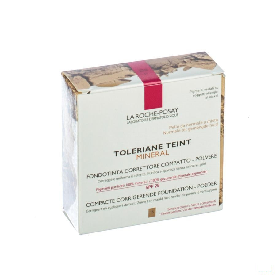 La Roche-Posay - Toleriane Teint Mineral Compact Poeder Kleur 15 9,5gr