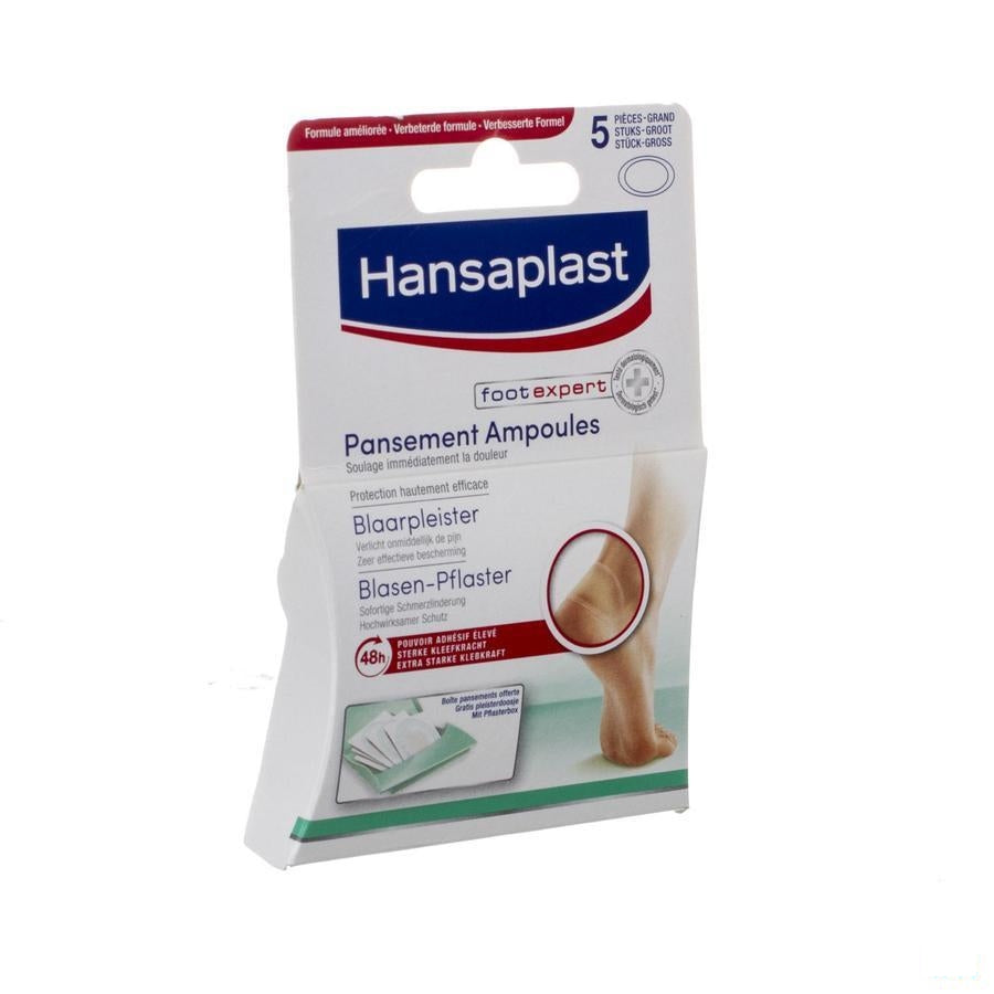 Hansaplast Med Blaarpleister Groot Formaat 5