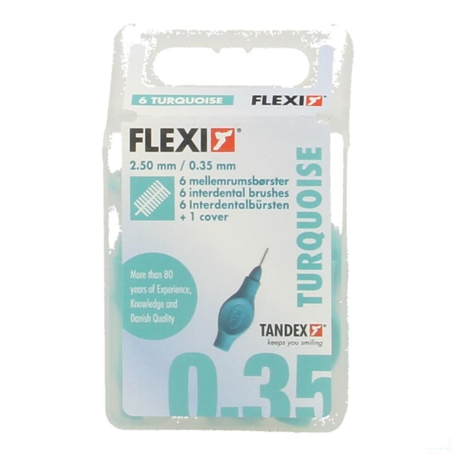Flexi Turquoise Borsteltje Extra Micro Fine 6