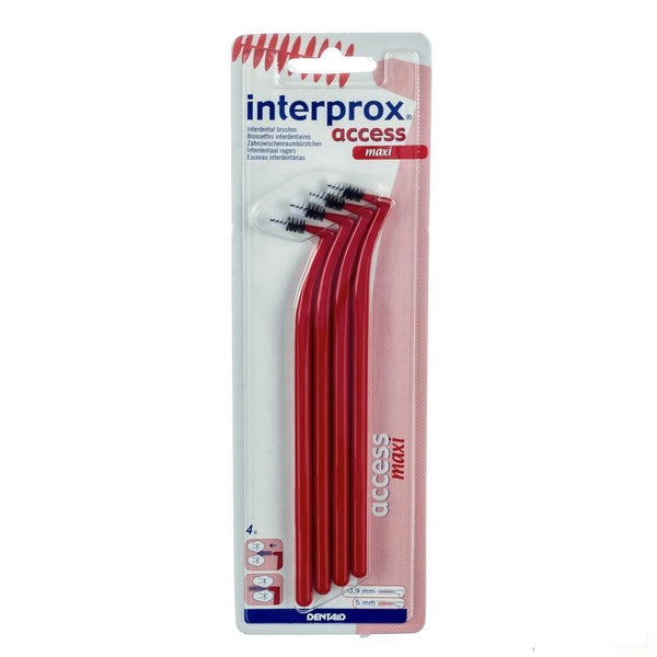 Interprox Access Tandenb Interd. Maxi Rood 4 1080 - Dentaid - InstaCosmetic