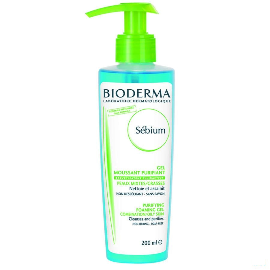 Bioderma Sebium Schuimende Gel Vette Huid 200ml