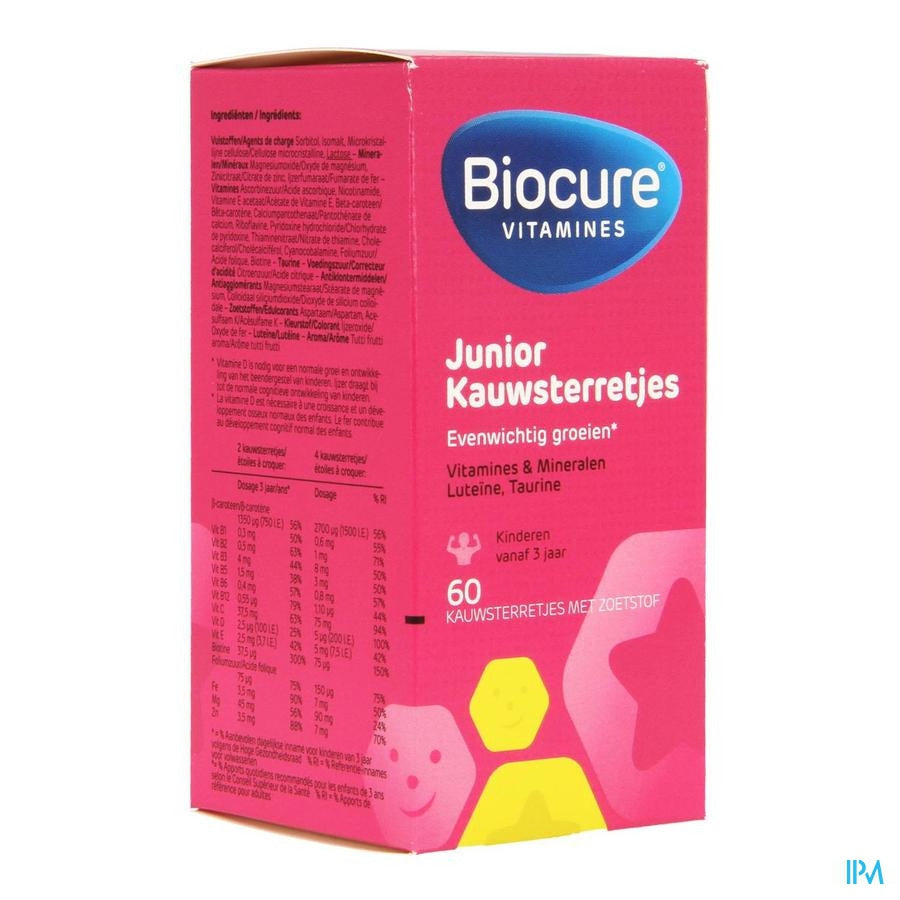 Biocure Junior Kauwsterretjes 60