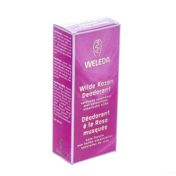 Weleda Deodorant Wilde Rozen 100ml - Weleda - InstaCosmetic
