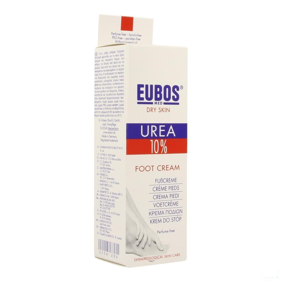 Eubos Urea 10% Voetcreme Zeer Droge Huid 100ml
