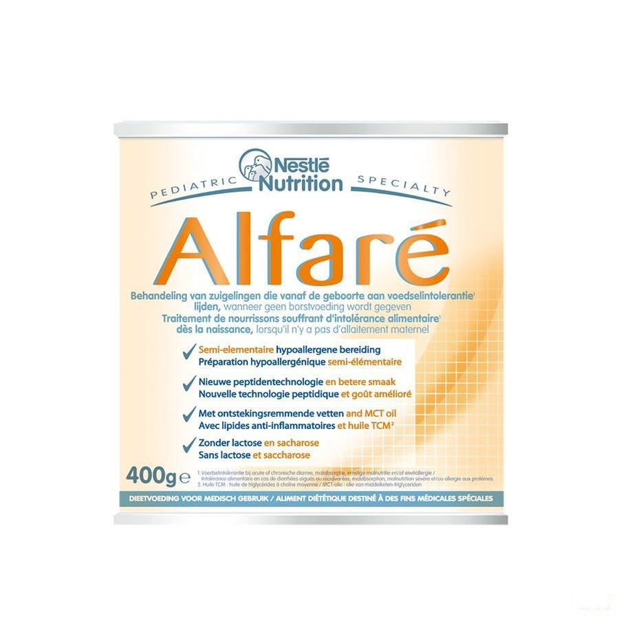 Alfare Poedermelk 1lftd 400g