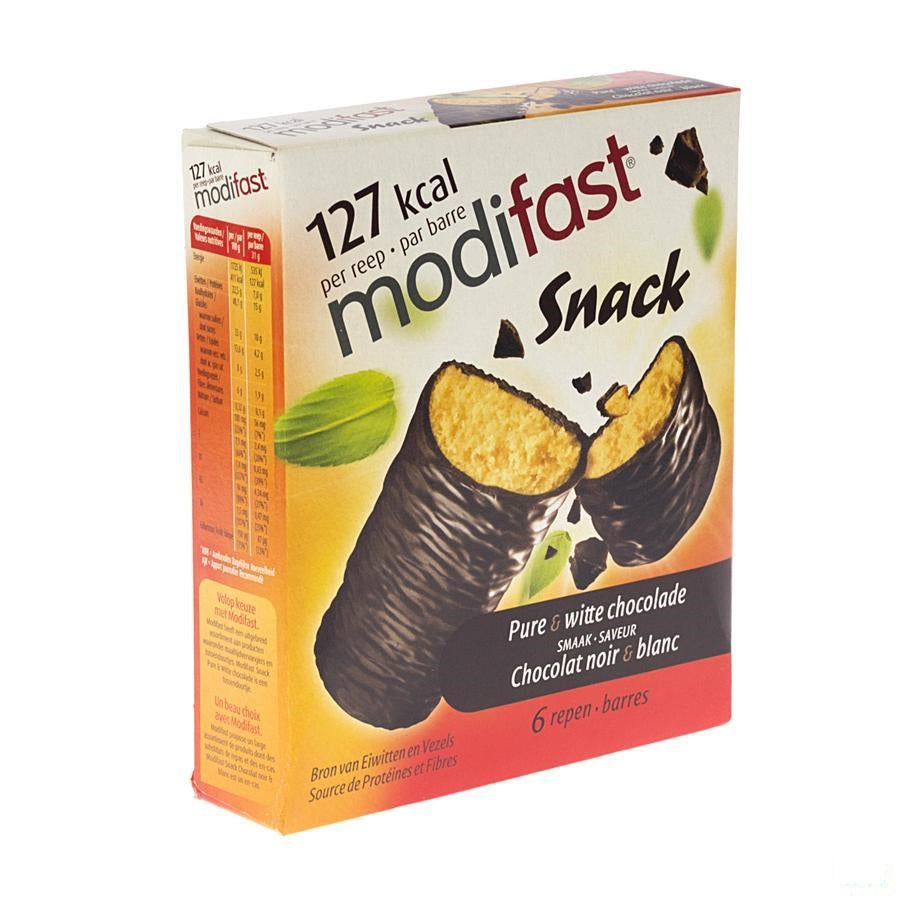 Modifast Control Reep Zwarte-witte Chocolade 6