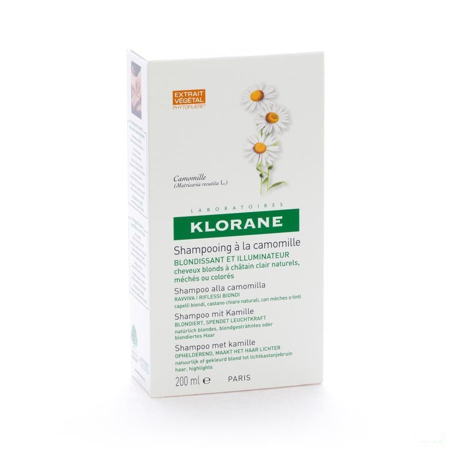 Klorane Sh Kamille Goudblonde Glans 200ml Nf