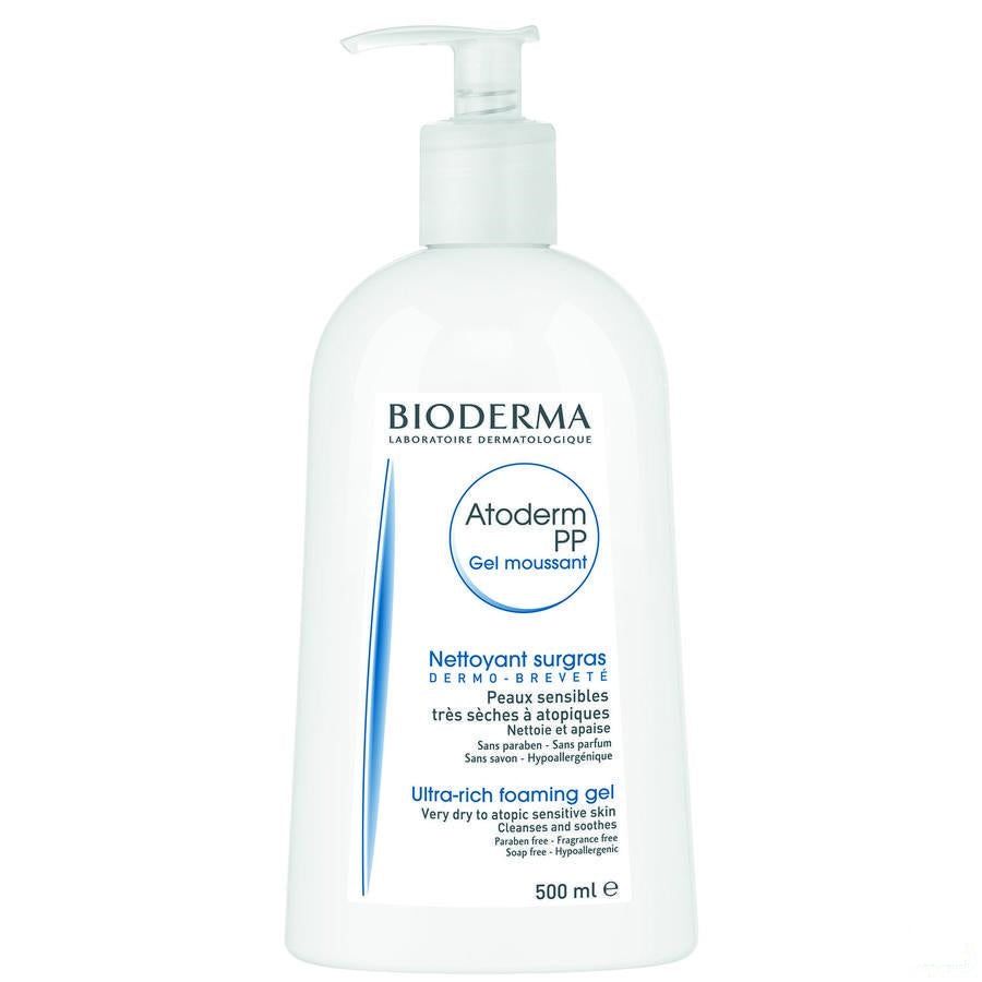 Bioderma Atoderm Schuimende Gel Dh Pompfles 500ml