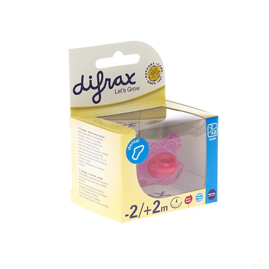 Difrax Fopspeen Newborn Dental Sil -2/2m 1 796