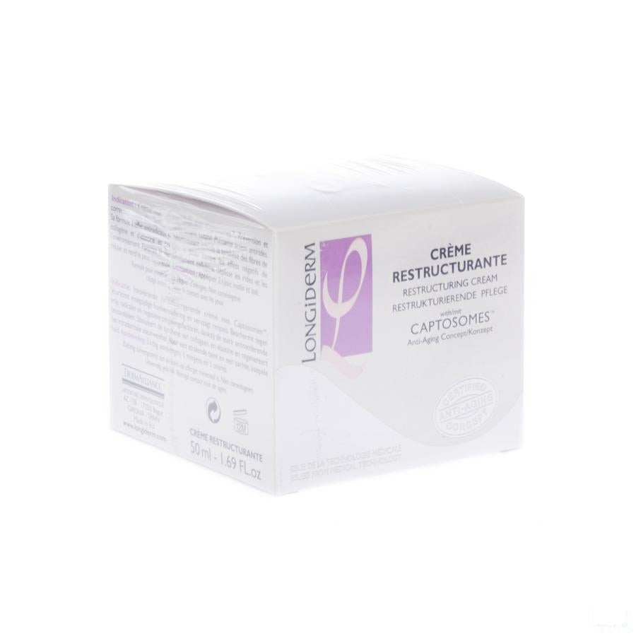 Longiderm Creme Herstructurerend Gelaat 50ml