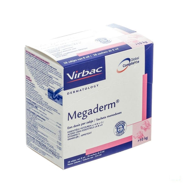 Megaderm Orale Oplossing Unidoses 28 X 8ml - Virbac - InstaCosmetic