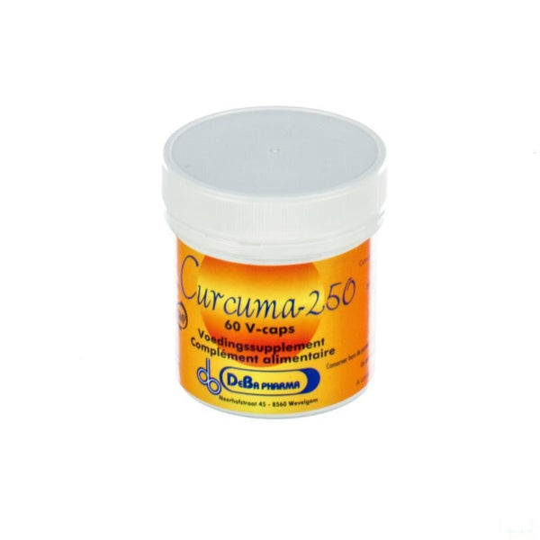 Curcuma-250 Capsules 60 Deba - Deba Pharma - InstaCosmetic