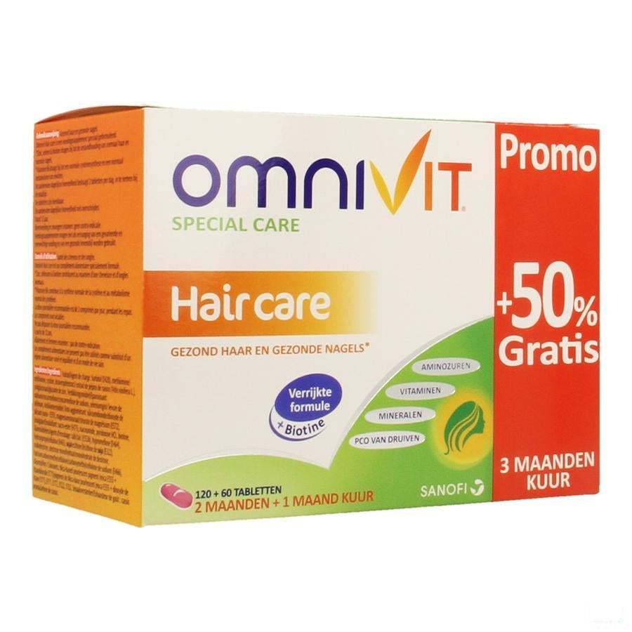 Omnivit Haar 120 + 60 Gratis