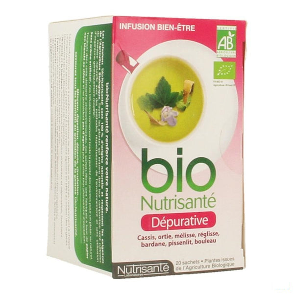 Infusie Bio Bloedzuiverend Zakje 20 - Nutrisante - InstaCosmetic