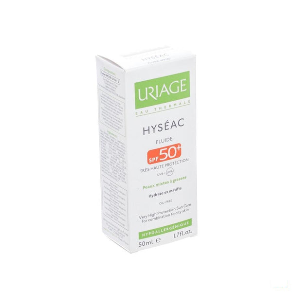 Uriage Hyseac Fluide Sol Ip50 Gem.h-vh Tube 50ml - Uriage - InstaCosmetic