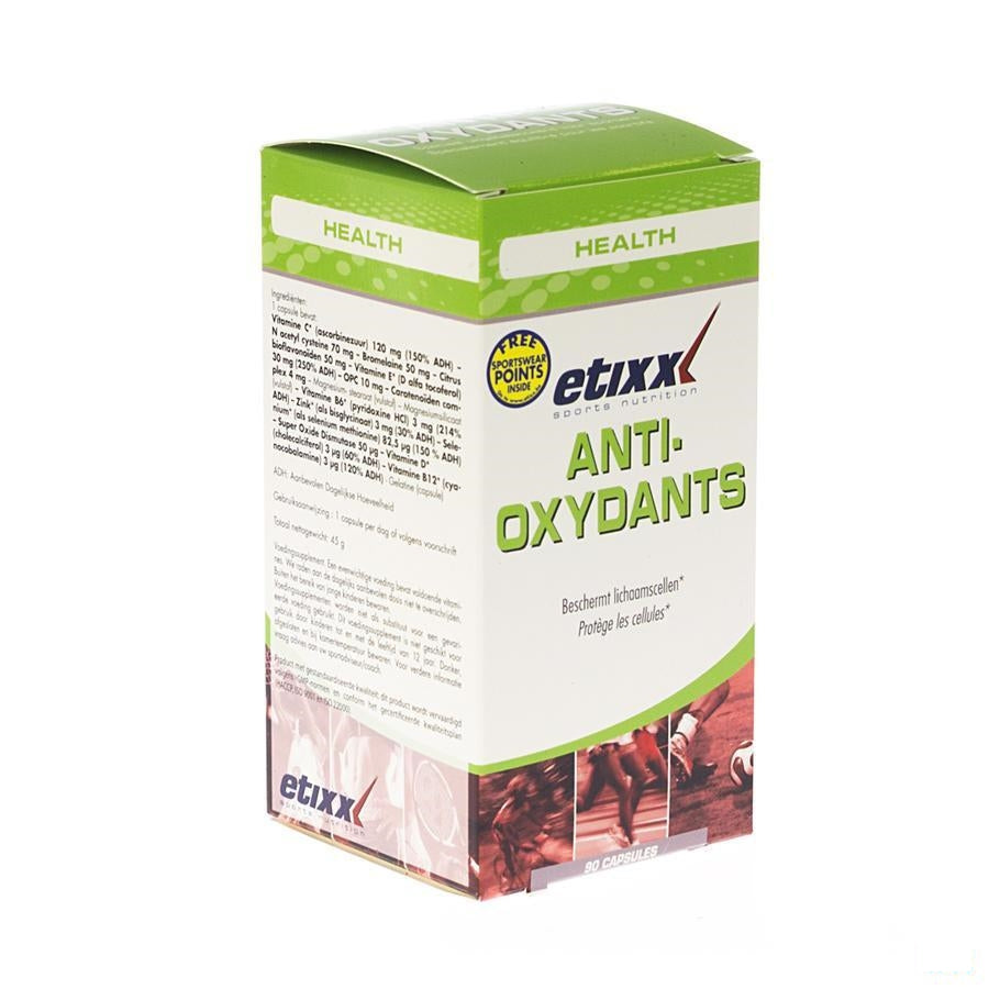 Etixx A/oxydant Sod + N Acetyl L Cysteine Capsules 90