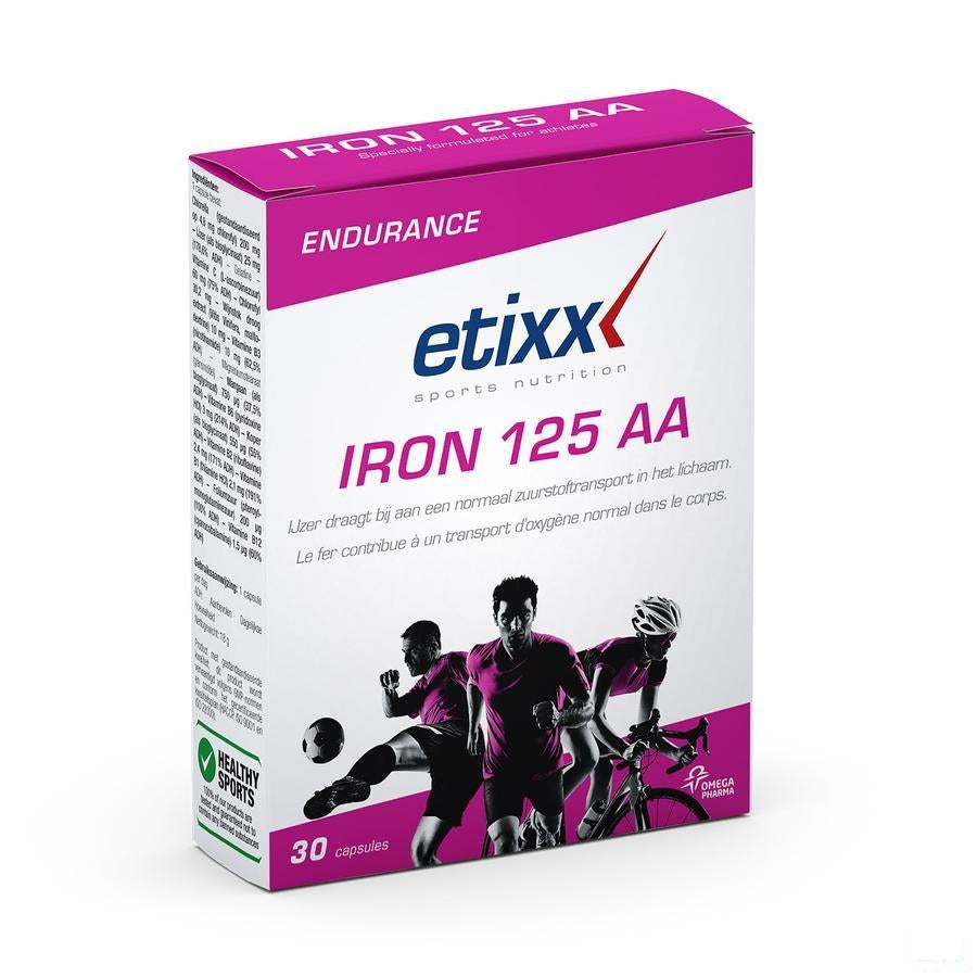 Etixx Iron Aa Chelaat 125 + Chlorophyl Tabl 30