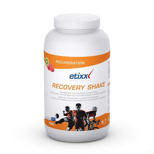 Etixx Recovery Shake Framboos/kiwi-smaak 1500g - Axone Pharma - InstaCosmetic