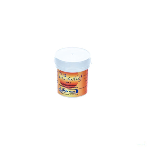 D3-actif Tabletten 60x15mcg Deba - Deba Pharma - InstaCosmetic
