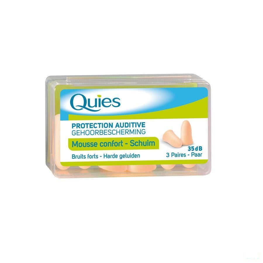 Quies Oordoppen Mousse Huidkleur 3 Paar