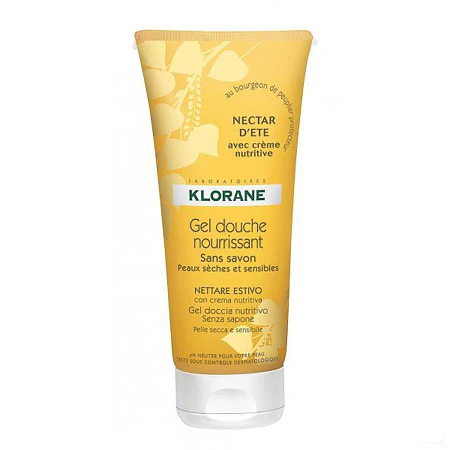 Klorane Douche Gel Overvet Zomernectar Tube 200ml